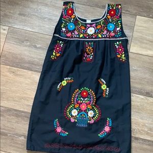 Mexican A-line embroidered dress